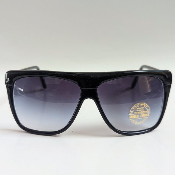 NWT Vintage 80's Plastic Lady Fashion Sunglasses (S.Black) - Picture 1 of 6